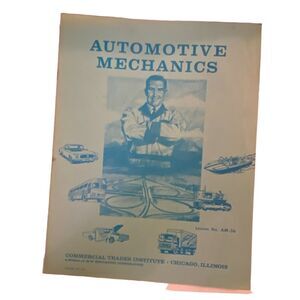 Vtg Automotive Mechanics Commercial Trade Institute AM 36 Fuel Pump